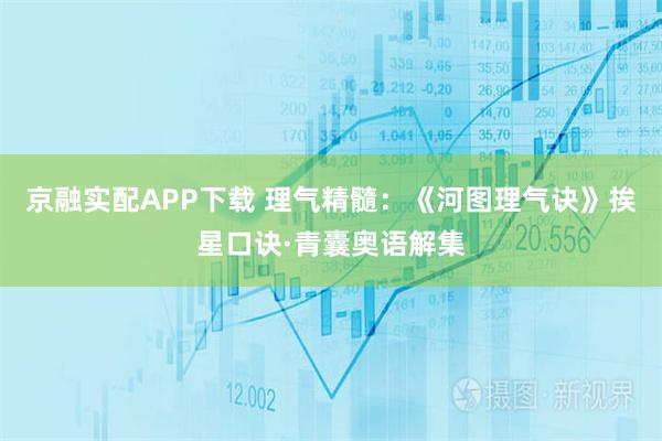 京融实配APP下载 理气精髓：《河图理气诀》挨星口诀·青囊奥语解集